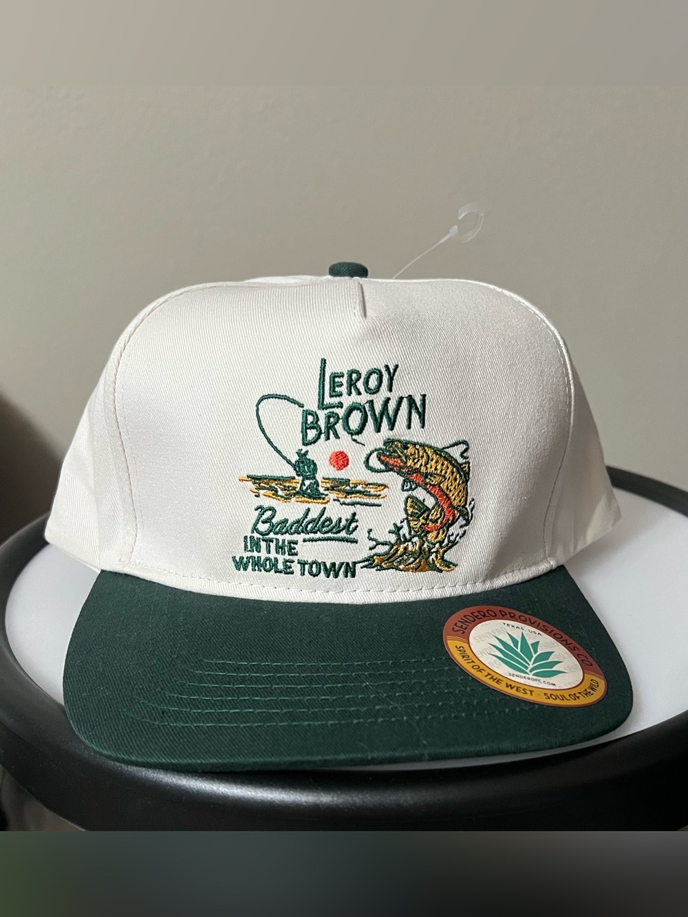Sendero Provisions Co. Leroy
Brown Adjustable Snapback Hat (cream) - One Size NW